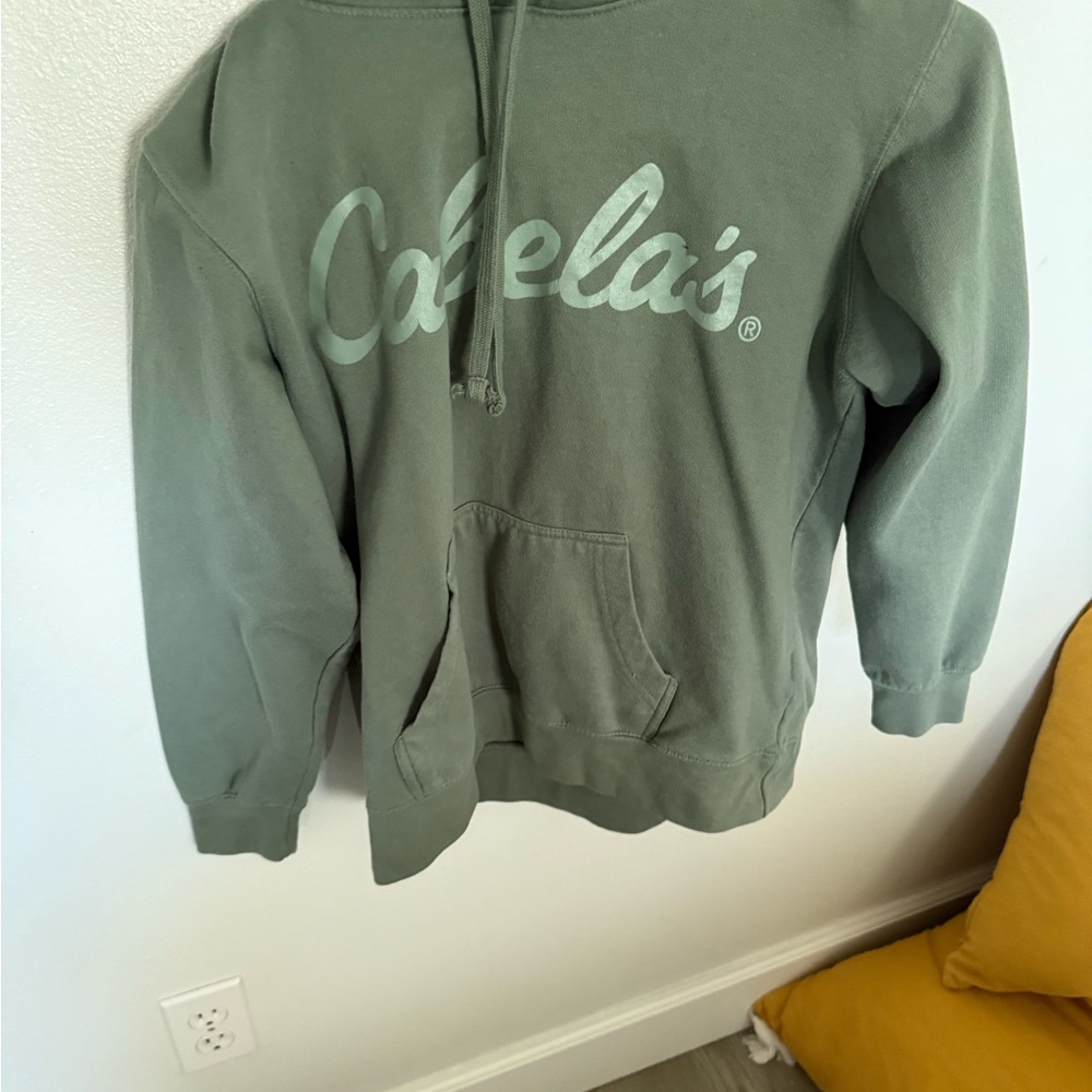 Cabela's Olive Green Pullover Hoodie